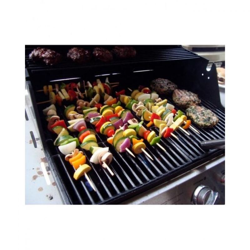 1 Pack of 100 BBQ Bamboo Sticks Brown in Pakistan